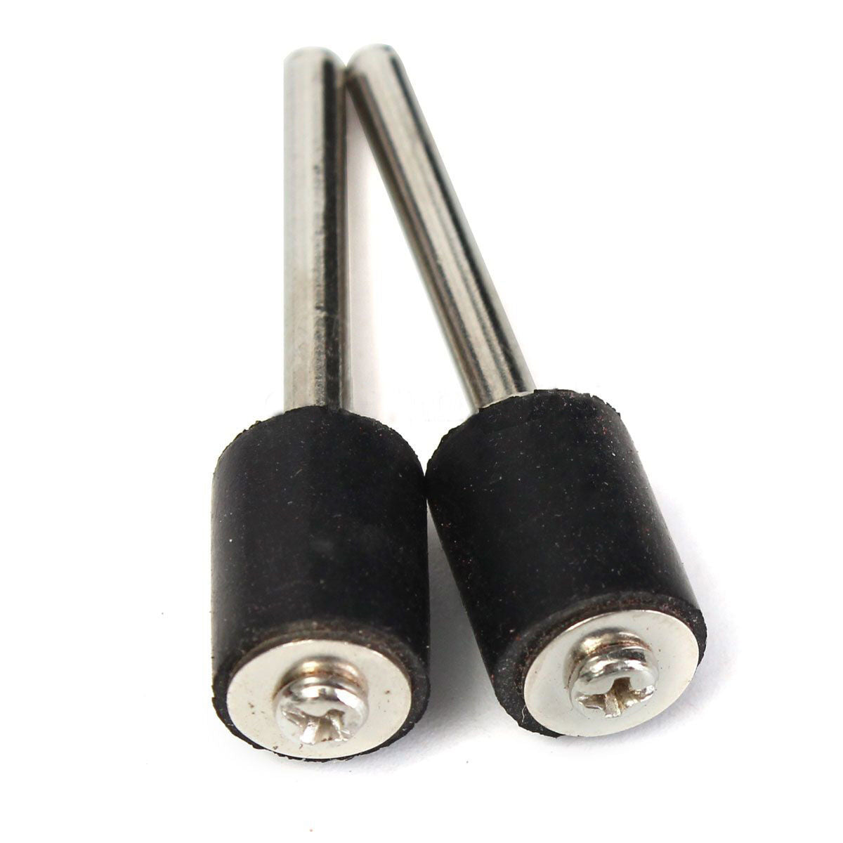 100PCS 1/4" 80 Grit Sanding Drum Sleeves Sander with 2 Mandrels for Tool