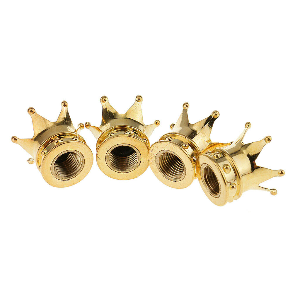 Universal Grown Tire Valve Dust Caps for Car, Bike and Motorcycle - Pack of 8,