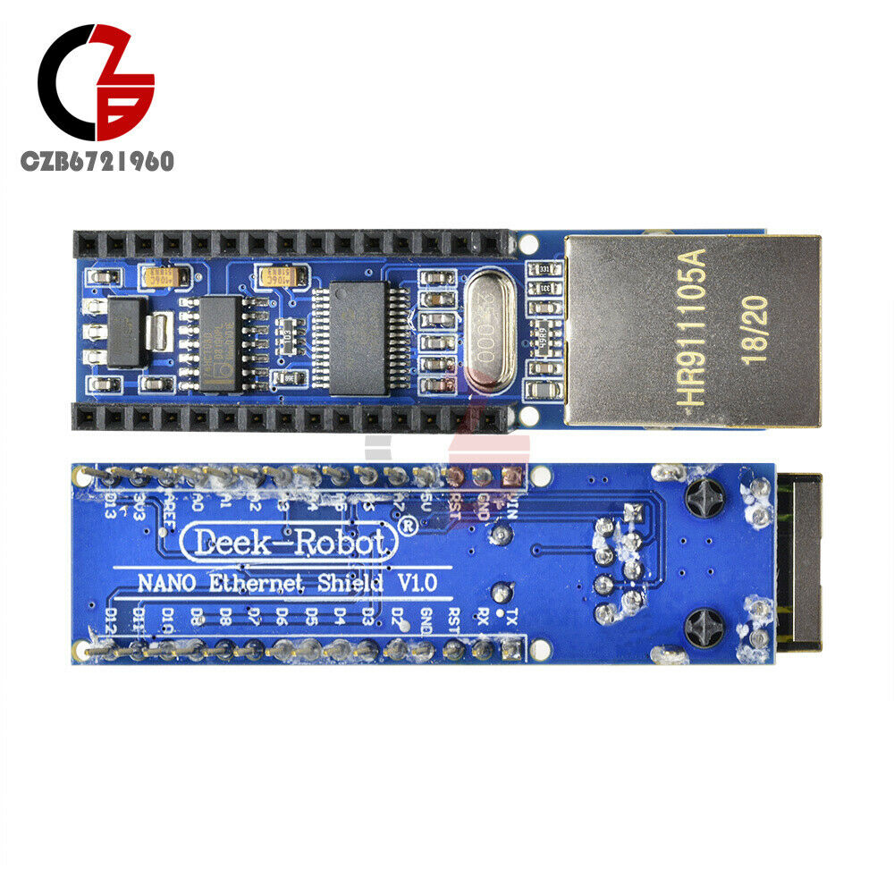 Mini ENC28J60 Webserver module Ethernet Shield board for Arduino Nano v3.0