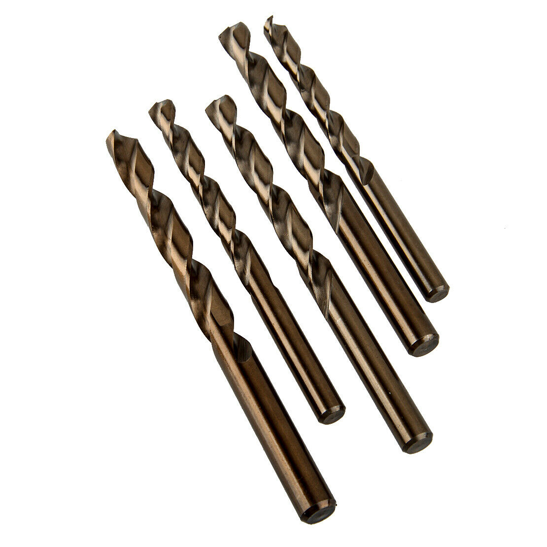 19pcs 1-10mm HSS M35 Twist Drill Bit Set for Metal Wood Drilling