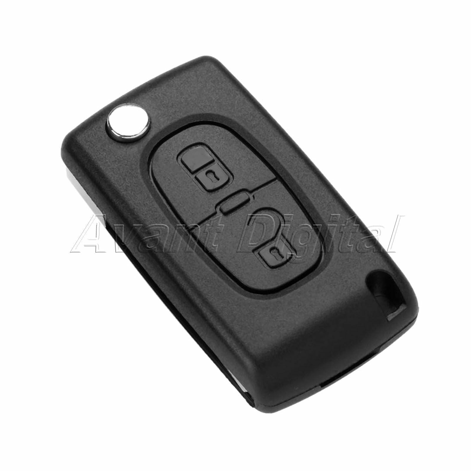 1Pc Remote Key D46 PCF7941 Chip VA2 Uncut Blade Fit For CITROEN C2 C3 C4 C5