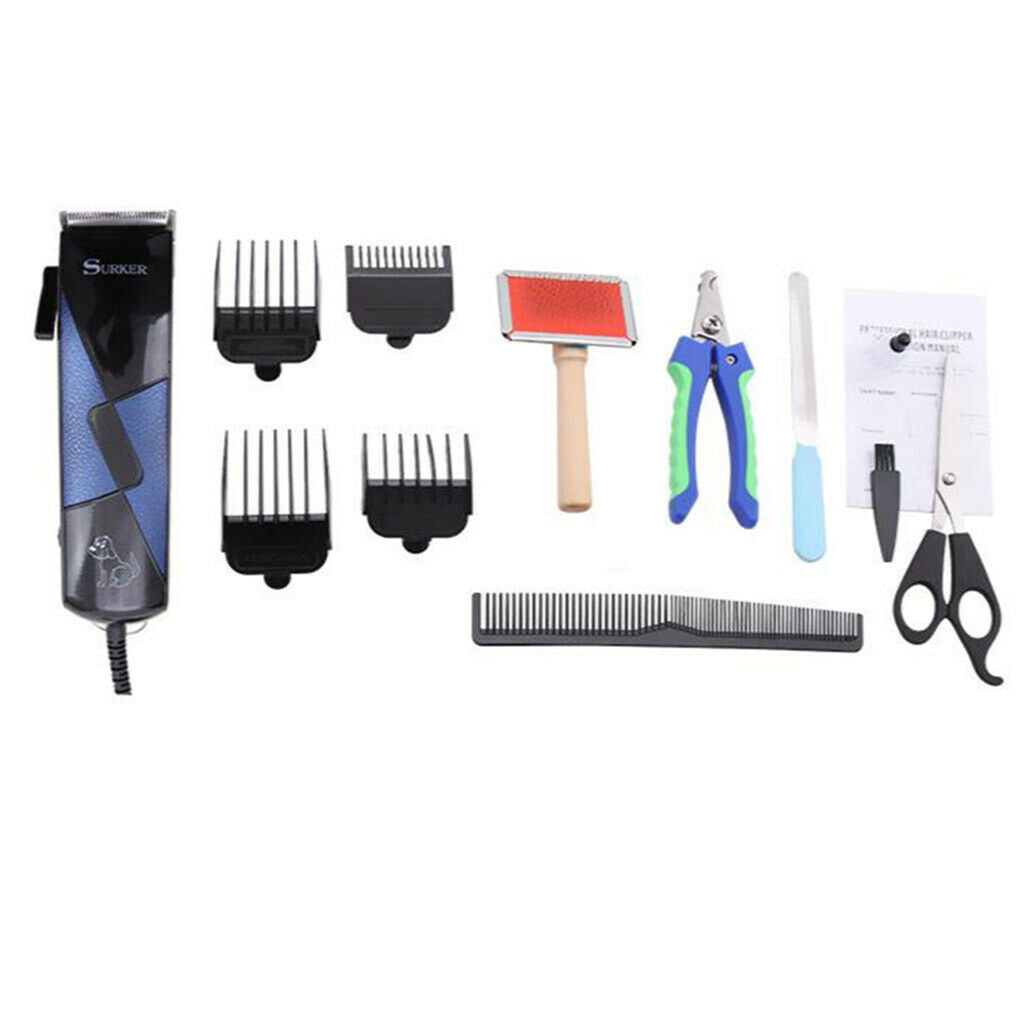 10W Low Noise Dog Shaver Clippers Rechargable Dog Hair Trimmer for Dogs Cats