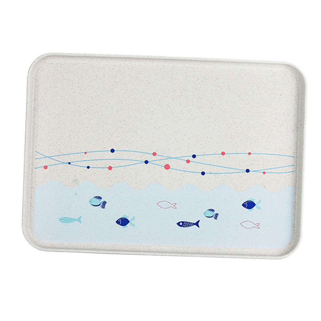Rectangular Plate Cutlery Serving Tray Fruit Plate Snack Storage L