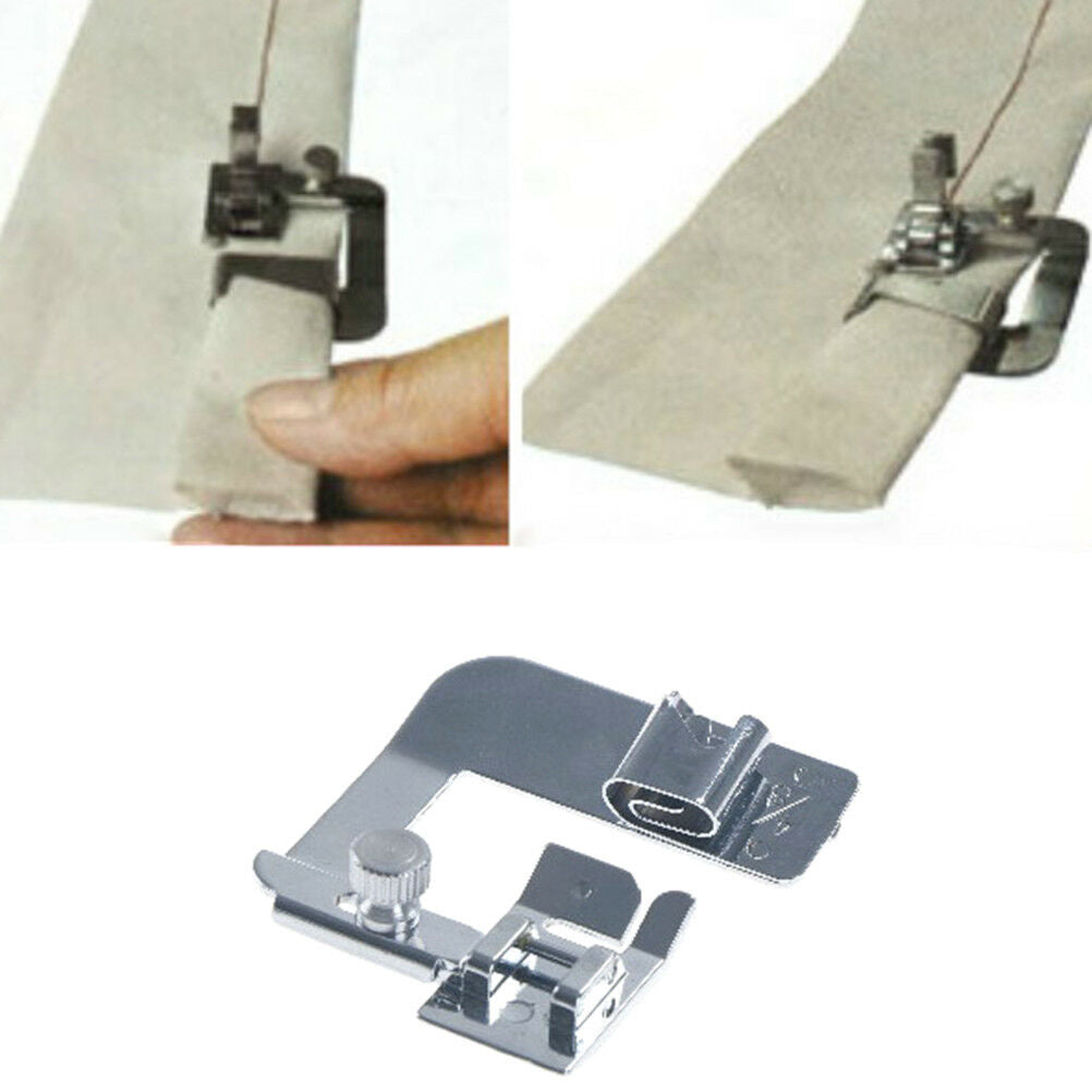 Hemming Cloth Strip Presser Foot Sewing Machine Parts Hemmer Rolled Hem Fo.l8