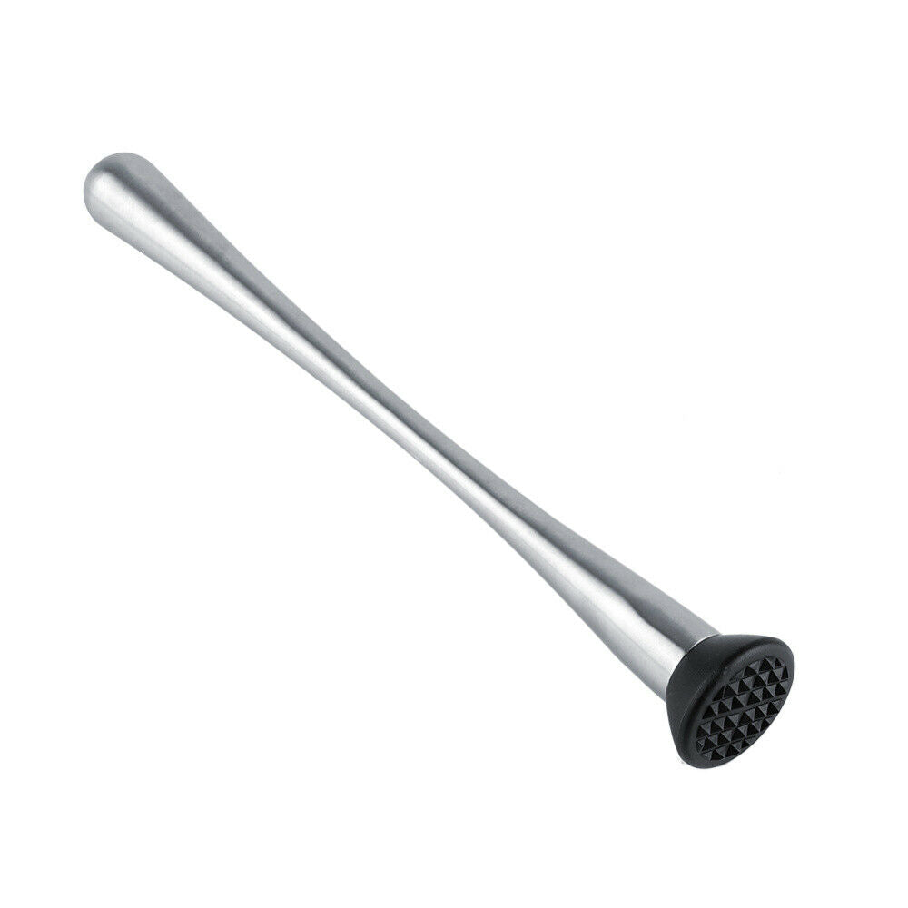 Stainless Steel Bar Mixer Spoon Bar Drink Mojito Cocktail Muddler DIY Tool