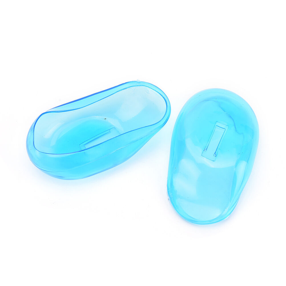 2PCS Practical Travel Hair Color Showers Water Shampoo Ear Protector Cover IBDA