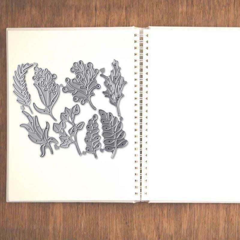 Large Leaves Metal Cutting Dies Stencil DIY Scrapbooking Album Paper Card Mold