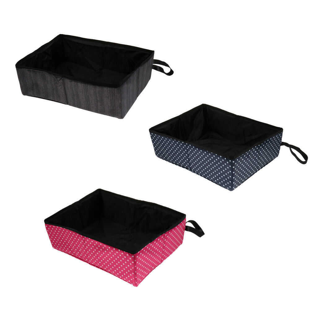 Cat Litter Box Tray, Anti Splash Toilet Pan, Prevents Litter Scatter Grey