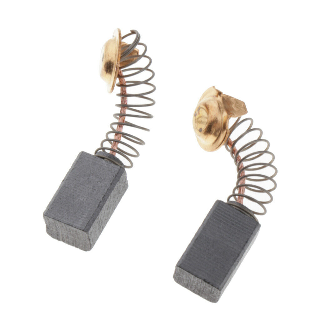 2pc Carbon Brushes w/ Base Motor Power Tool Replacement for Hitachi 999-021