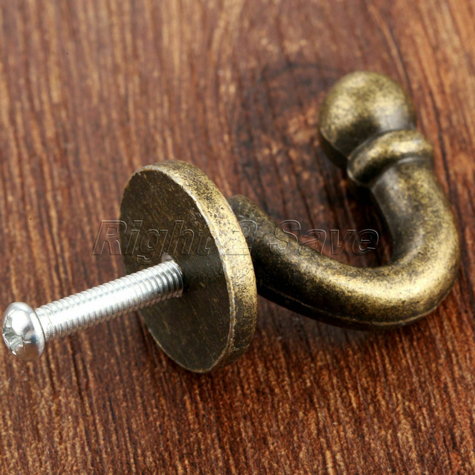 Zinc Alloy Bathroom Kitchen Wall Hooks Retro Coat Clothes Towel Holder Organizer