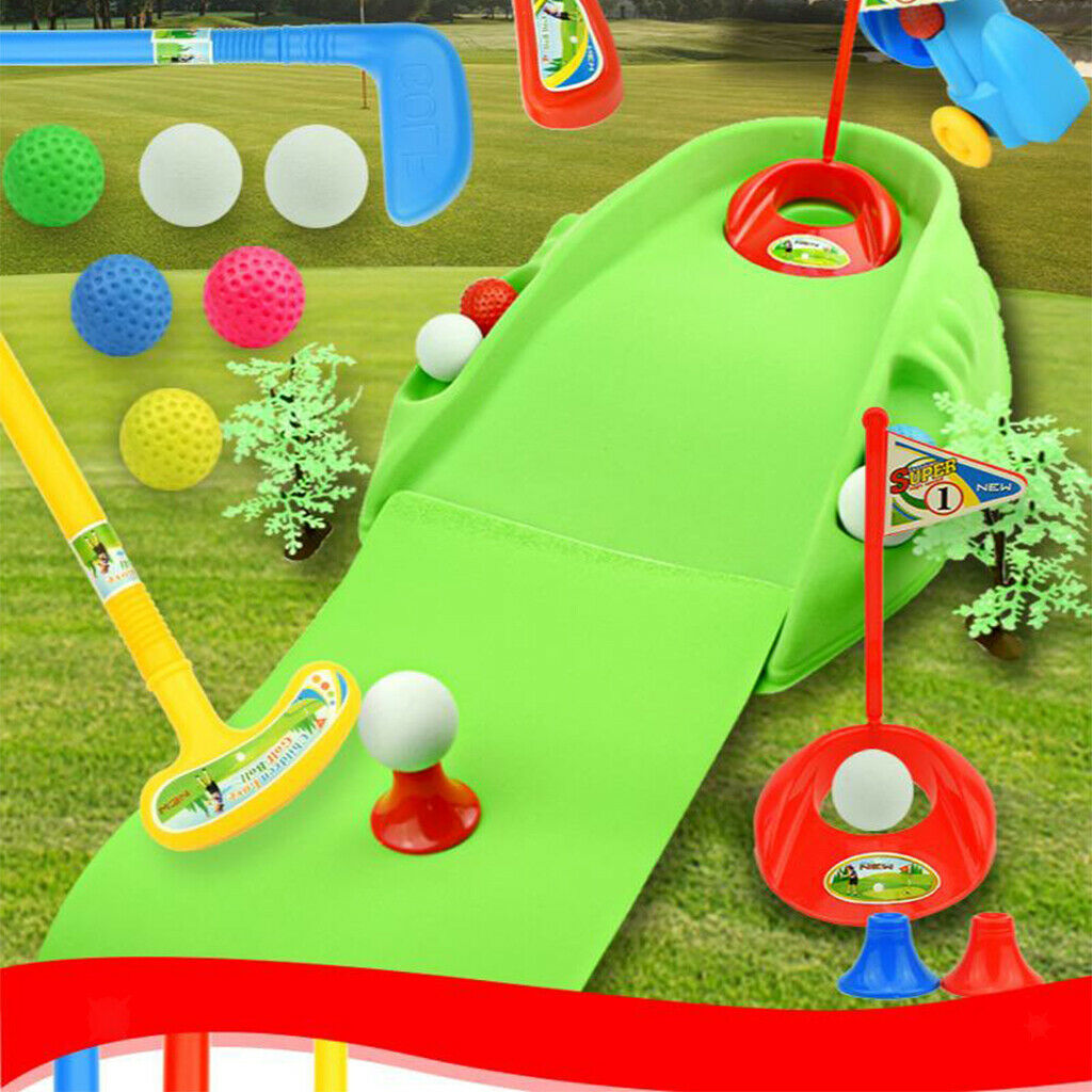 Children's Golf Club Set 3 Golf Clubs 6 Balls Indoor Outdoor Suitable for