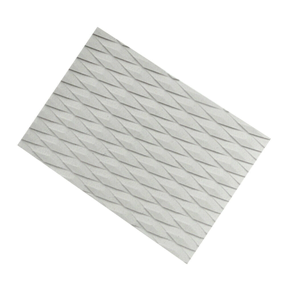 Durable Surfboard Traction Pad Full Deck Grip Kiteboard Tail Pad Grey