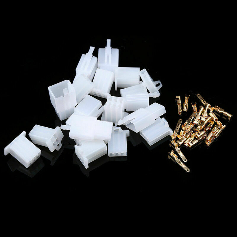 40 Pcs 2/3/4/6 Pin Wire Connectors Plugs 2.8mm Motorcycle Car Auto Electrical