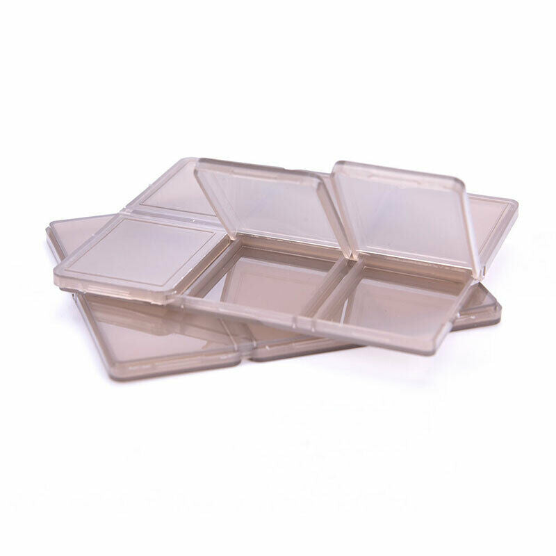 1PCS Plastic Portable Memory Card Holder Protector Storage Box Clear Ca.l8