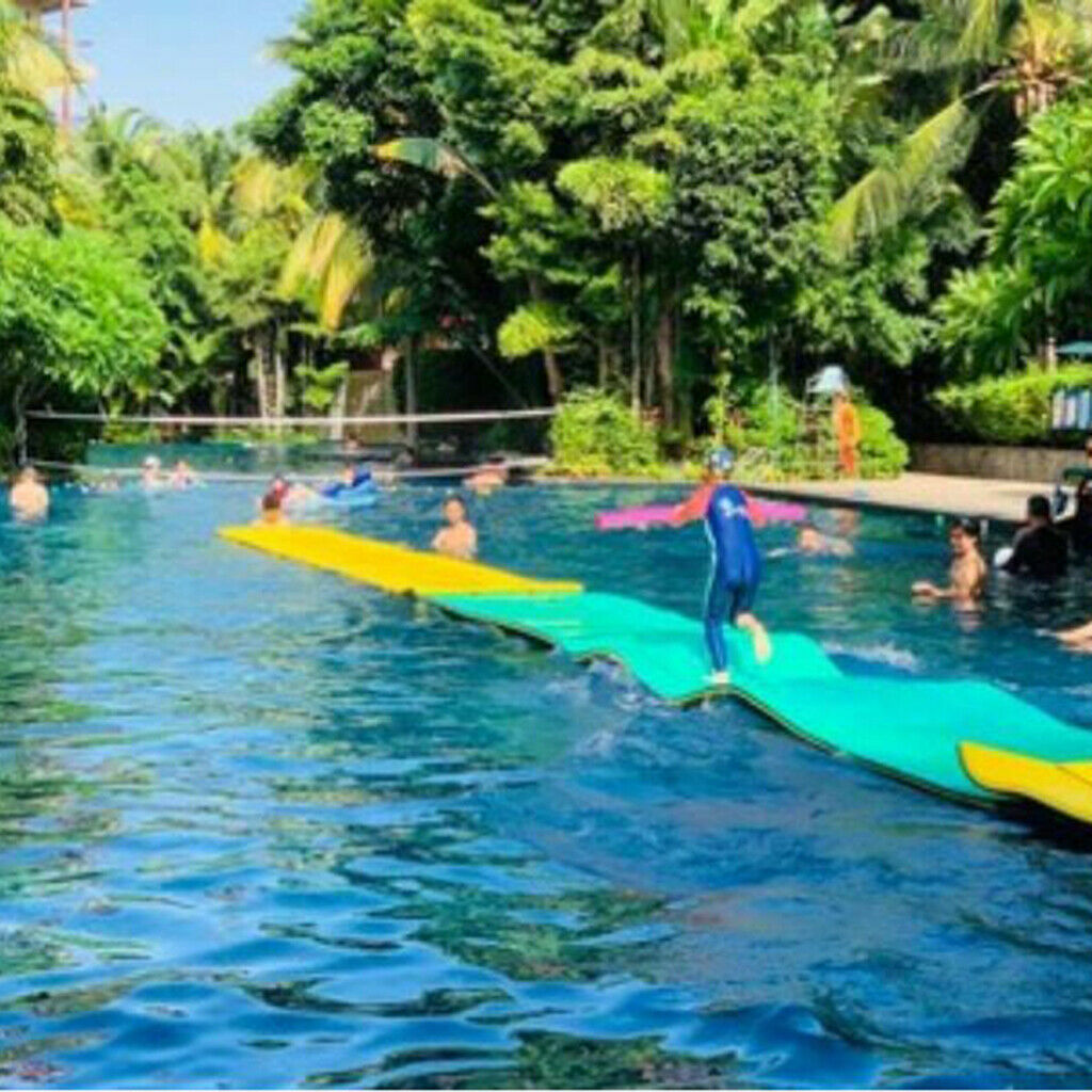 Unsinkable Pool Water Float Mat Pad Single Person Kids Adults Mattress Cushions