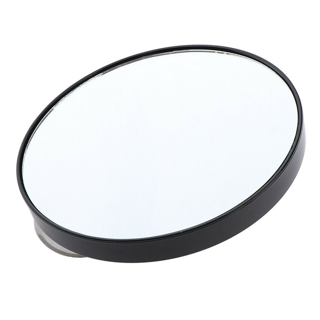 2 Pieces 10X Magnifying Round Mirrors with 2 Mounting Suction Cups - Use for