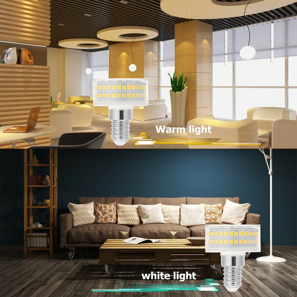 220V 10W Replace Corn Lamp No Flicker Dimmable E14 SMD2835 88LED Light Bulb @