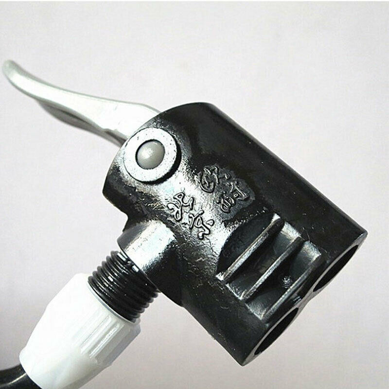 Portable  Bike Pump Nozzle Dual Head Adapter  Valve Converter Bicycle ComponeDD