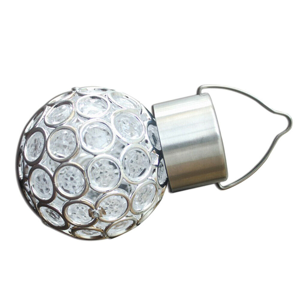 2Pcs Waterproof LED Ball Solar Light Rotatable Outdoor Camping Hang Round