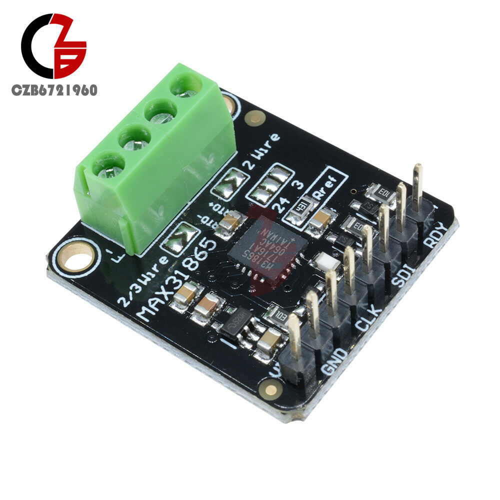2PCS MAX31865 RTD PT100/1000 Temperature Thermocouple Sensor Amplifier Board