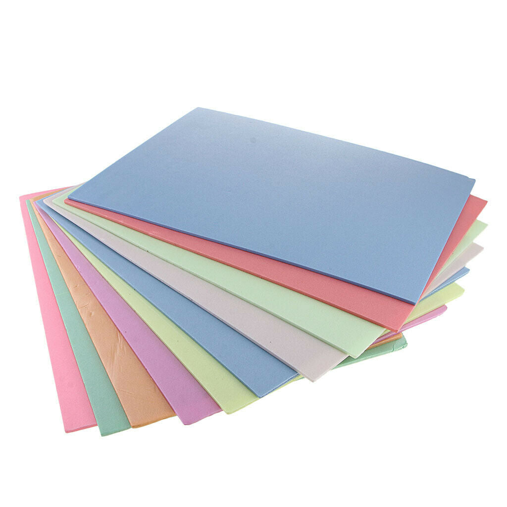 10set colored foam sheets self-adhesive sponge paper Diy
