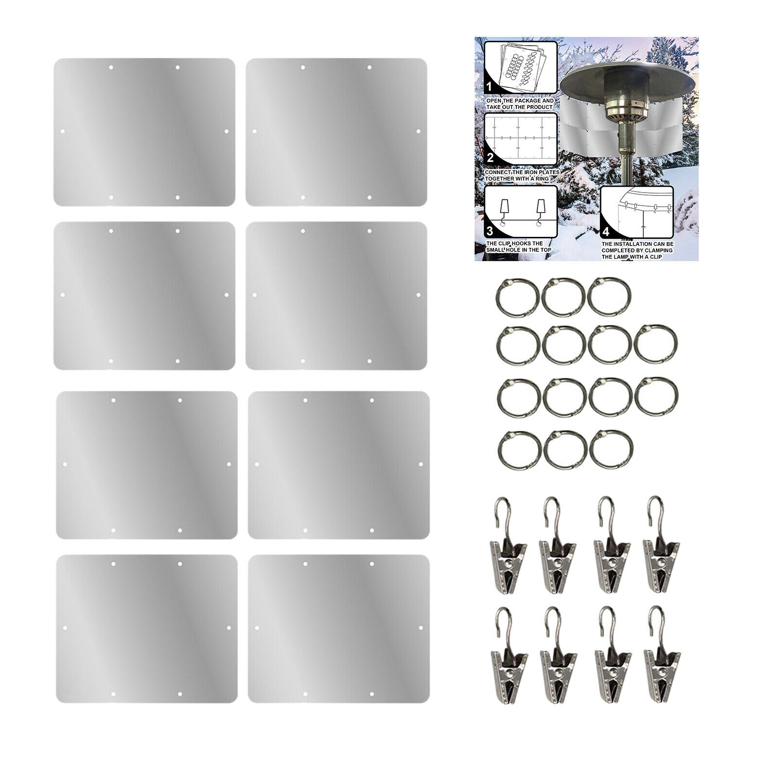 Heat Focusing Reflector Foldable Round Natural Gas Natural Gas Heaters