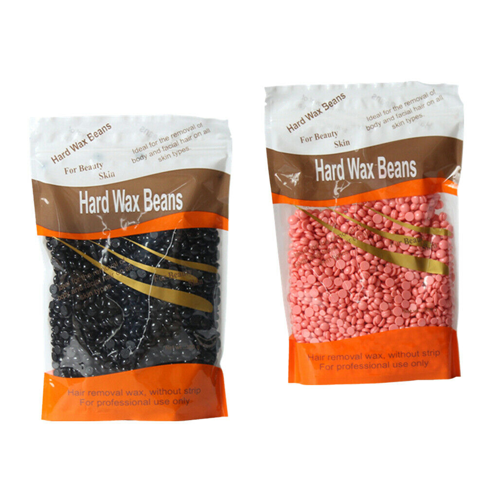 2 Bags Hard Wax Bean Legs Full-Body Bikini Painless Hair Removal Men/Women