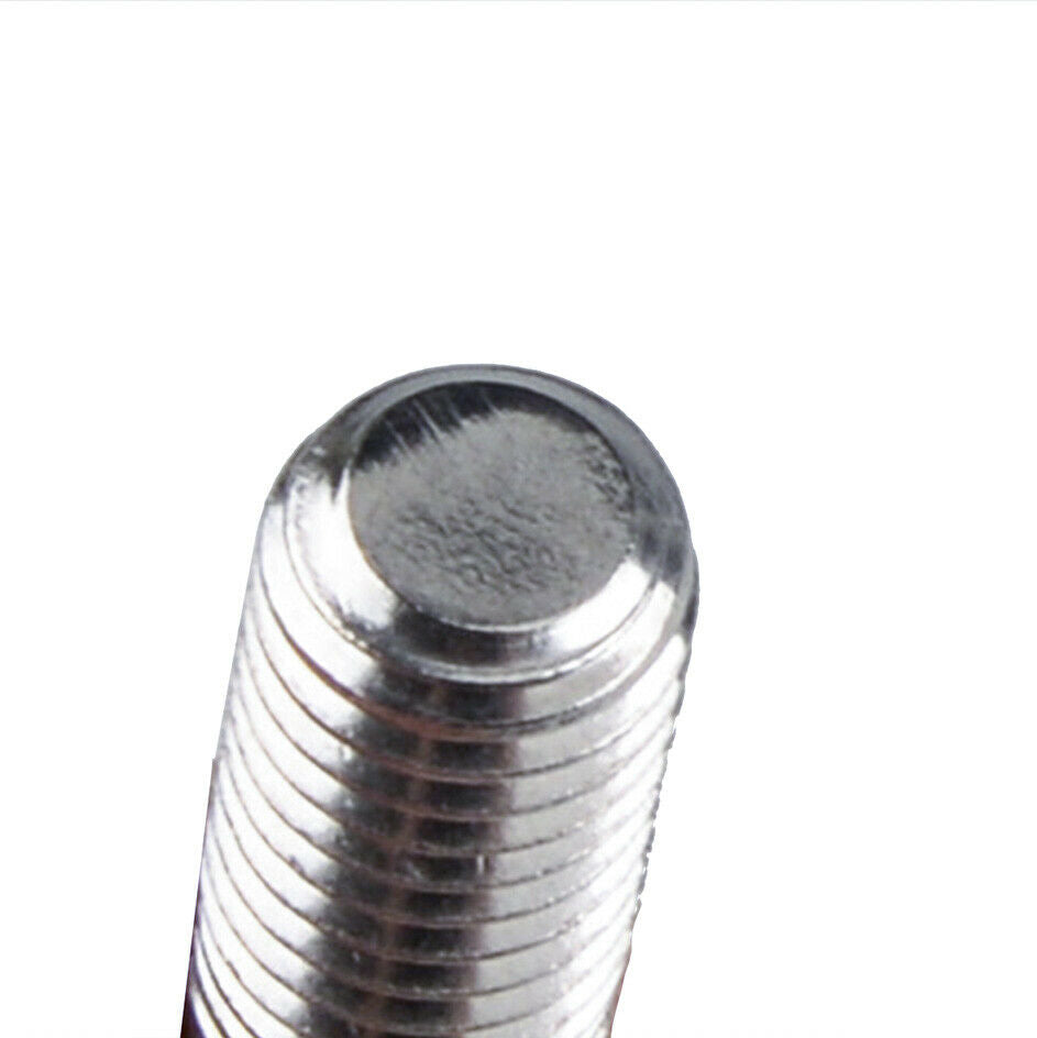 5x Stainless Steel Car Puller Push Rods Replace Head Adapter Dent Removal Repair