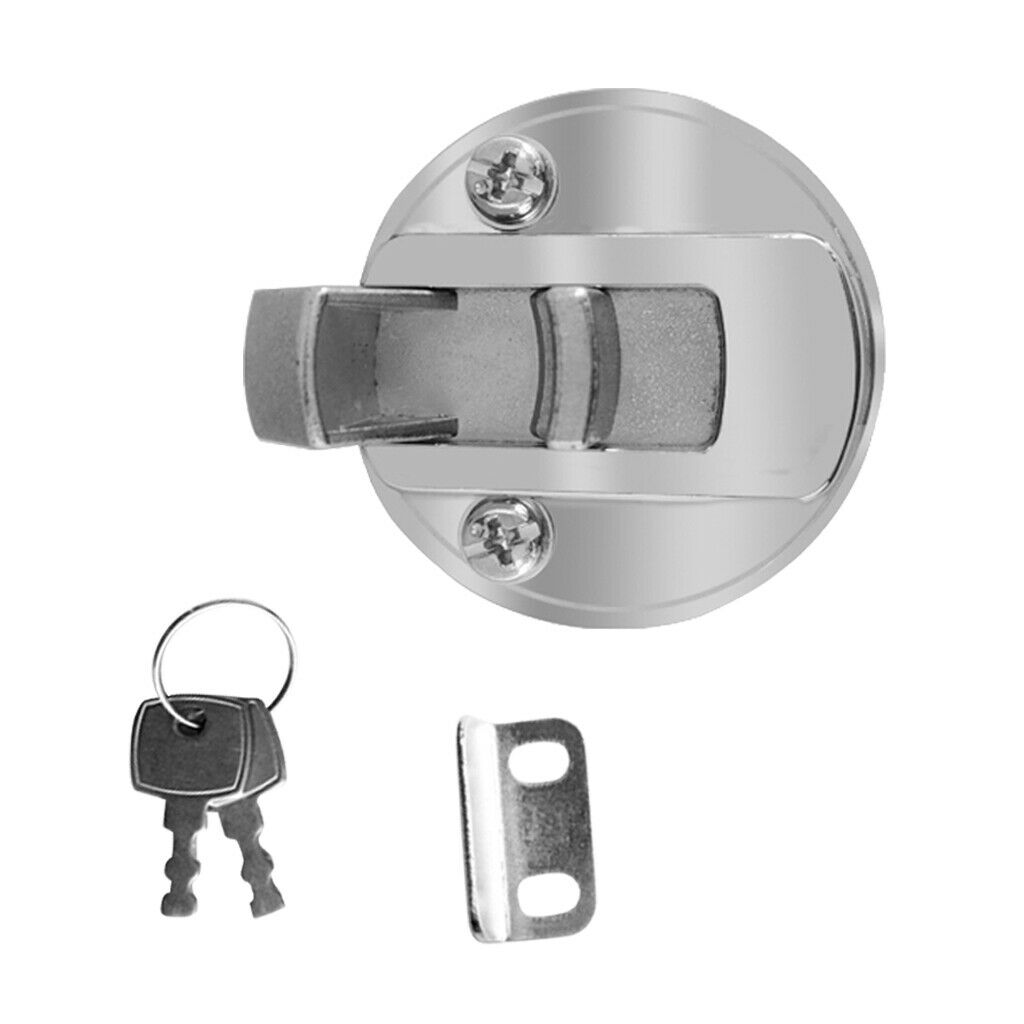 1 Piece Zinc Alloy Chrome Finished 2" Marine Boat Deck F Latch Pull Latch