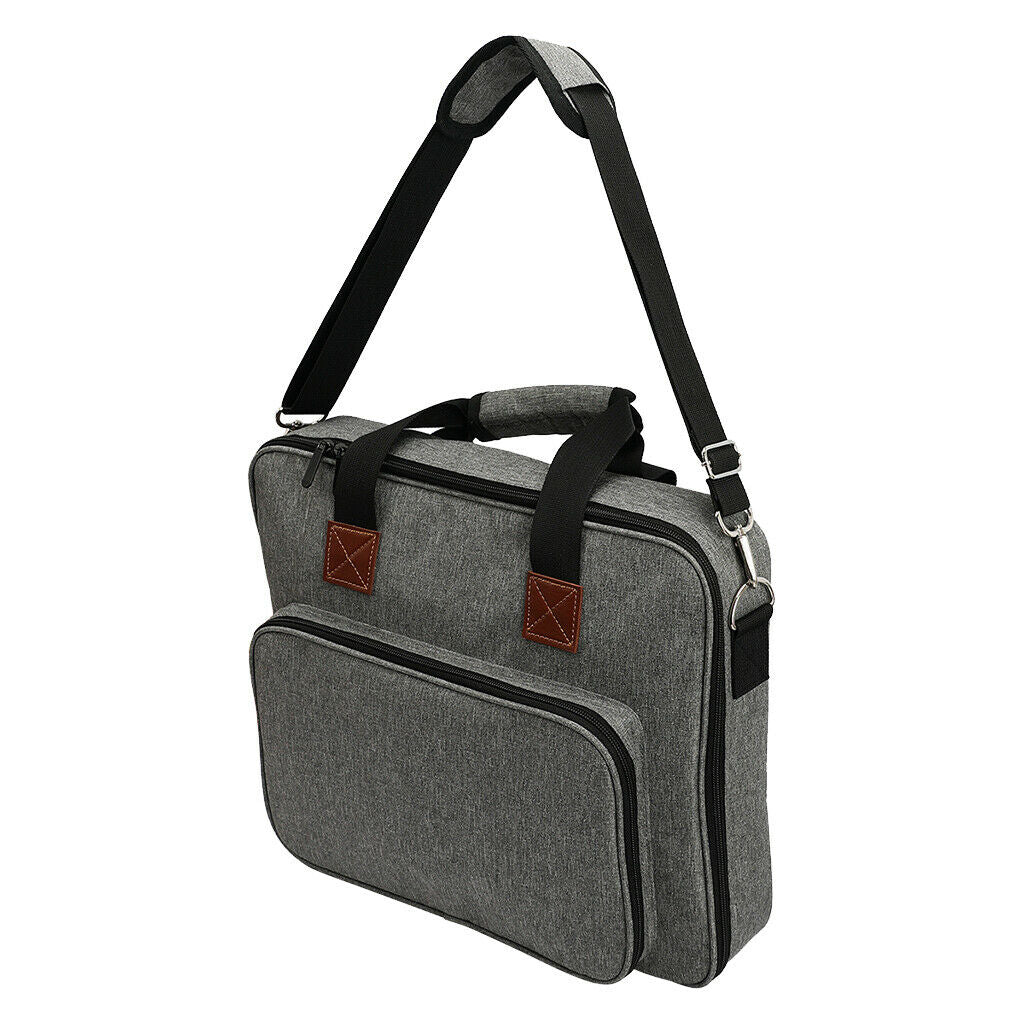 Embroidery Project Bag for Cross Stitch Storage Organizer Case w/ Inner Divider