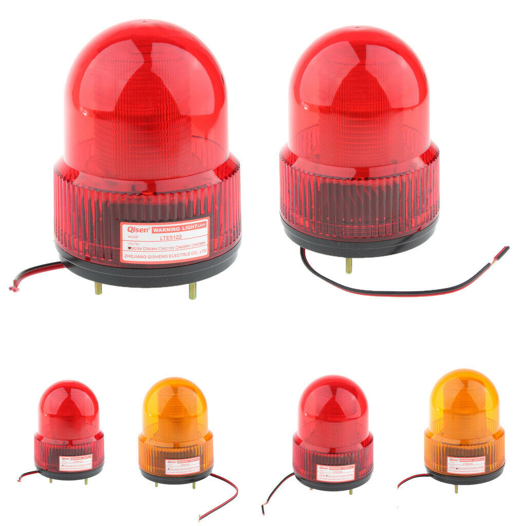 12V LED Round Strobe Light Beacon Amber, industry level long working life