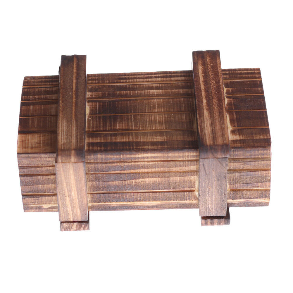 Magic Compartment Wooden Puzzle Box With Secret Drawer Brain Teaser Kids Gift Kt