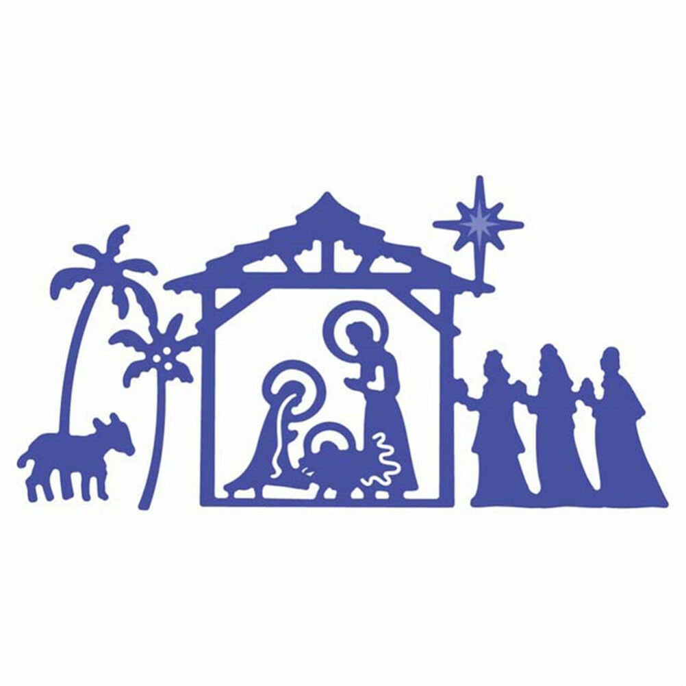 Happy Jesus's birth Metal Cutting Dies Stencils For DIY Scrapbooking Card.l8