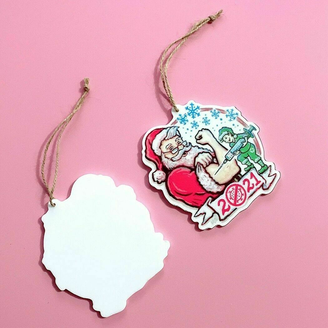 2021 Christmas Tree Pendant Ornament Santa Claus Xmas Tree Creative Hanging New