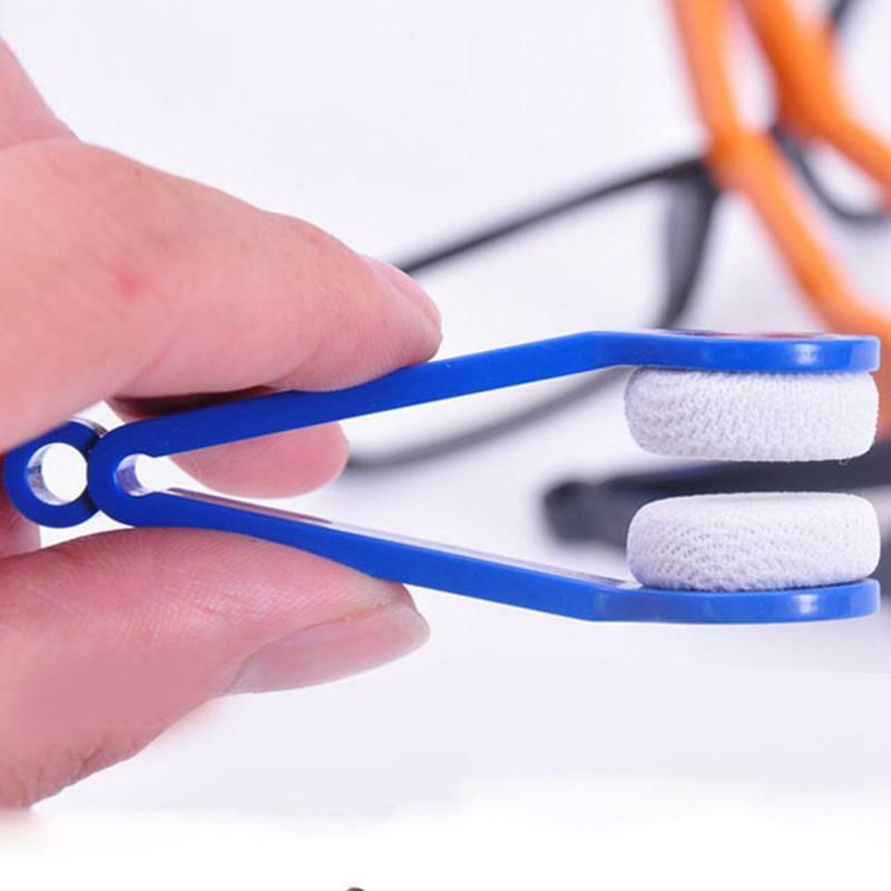 Portable Multifunctional Glasses Cleaning Rub Eyeglass Sunglasses Cleaner Brush