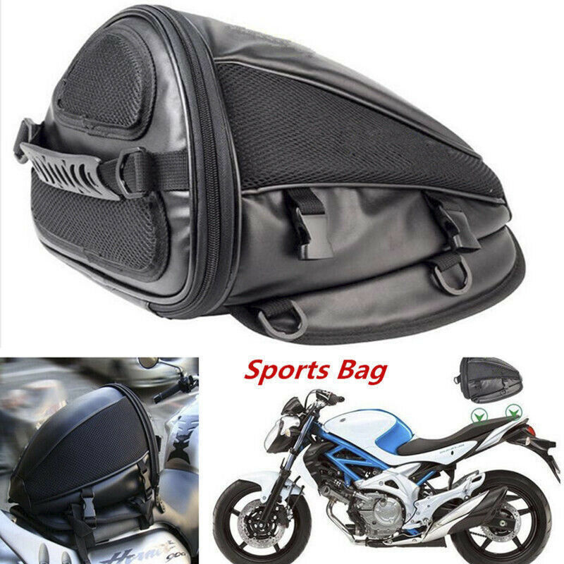 Motorcycle Dirt Bike Back Seat Bag Tail Shoulder Waterproof Bag Hand SaddlebBDD