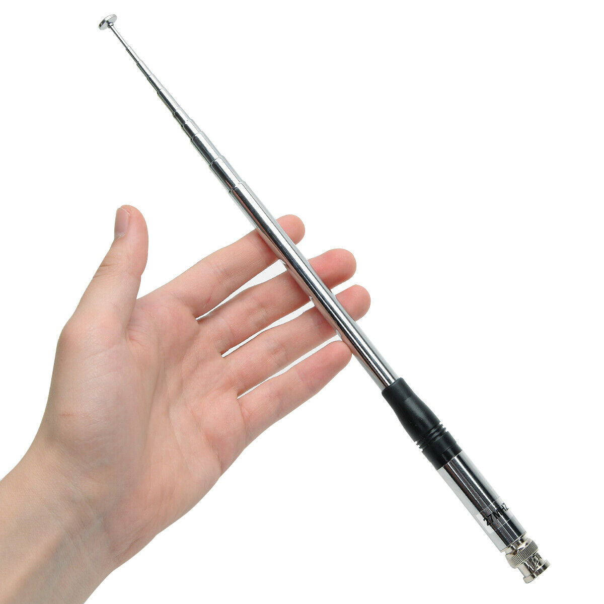 2 x 27Mhz BNC Telescopic 23/130cm Antenna for Handheld/Portable CB Walkie Talkie