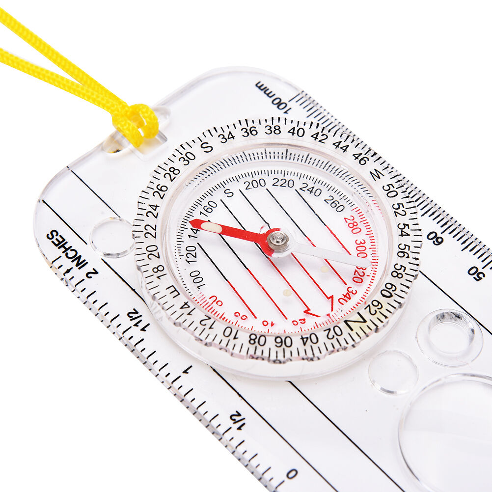 Magnifying Compass  Scout Hiking Camping Boating Map Reading Orienteerin..l8