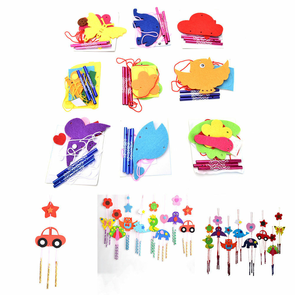 1 Pcs DIY Campanula Wind Chime Kids Manual Arts and Crafts Toys for .l8