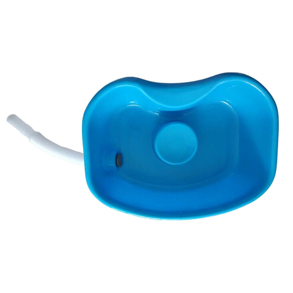 Bed Shampoo Basin Handy Mobile Shower for Hair Washing Elderly Child Blue