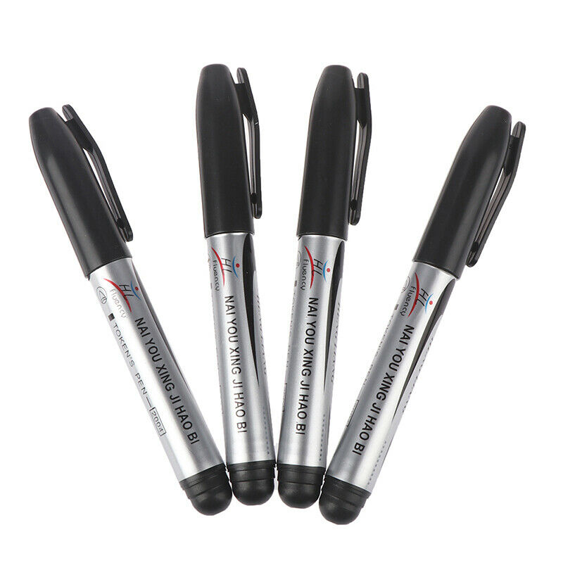 4x Garden marker Pen Waterproof Black Ink Token Pen Garden Plant Labeling Ga IA
