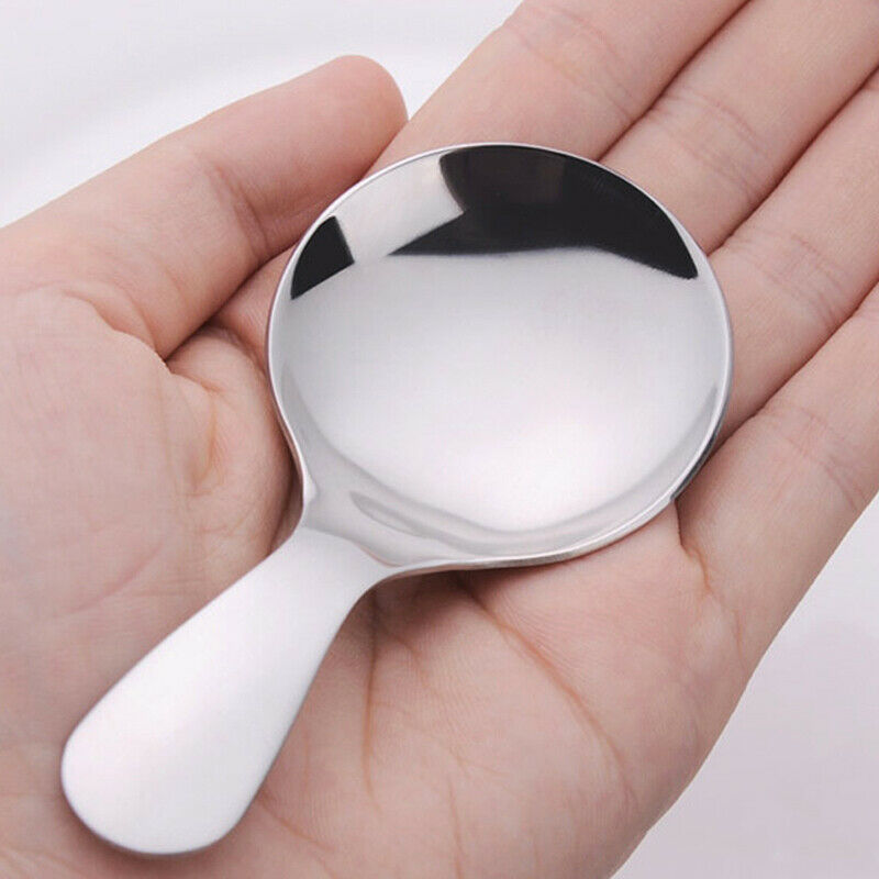 Cute Stainless Steel Kitchen Spoon Short Handle Sugar Salt Spice Spoon Co.l8
