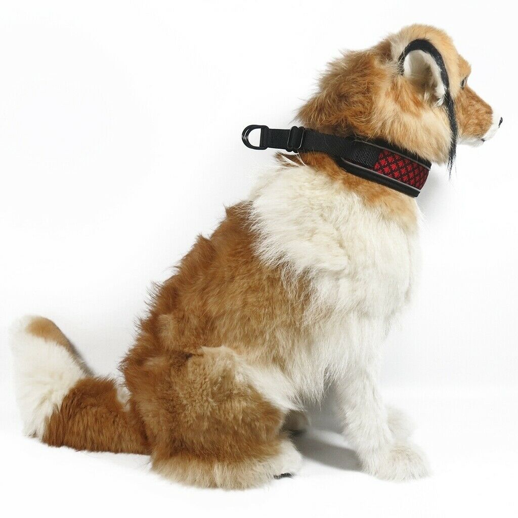 Reflective Pet Collar Adjustable Dog Puppy Collar For Small Medium Dog Red