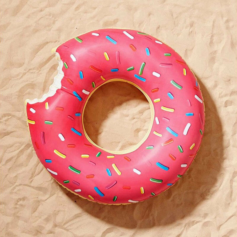Buoy Inflatable Giant Shaped Donut Crunched - Jeux Of Swimming Pool Beach Sea