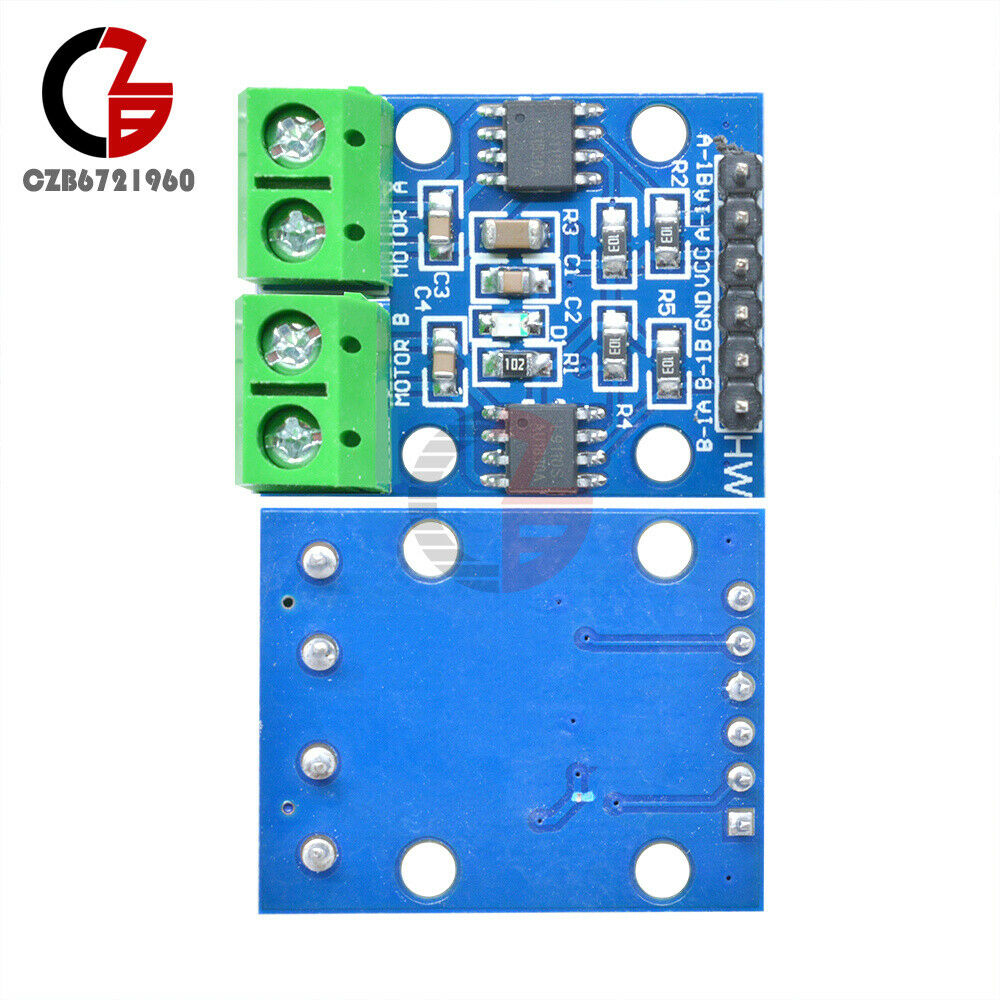 5Pcs H-bridge Stepper Motor Dual DC Motor Driver Controller Board L9110S