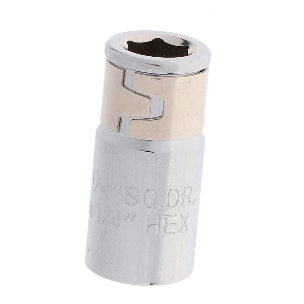 Creaks, Extensions Sockets Adapter 1/4 '' -1/4 '' Made Of Stainless Steel