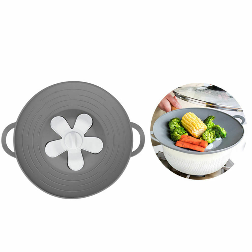 Spill Stopper Lid 10.2 inch Splatter Lid for Food Bakeware Steam Pot Pans
