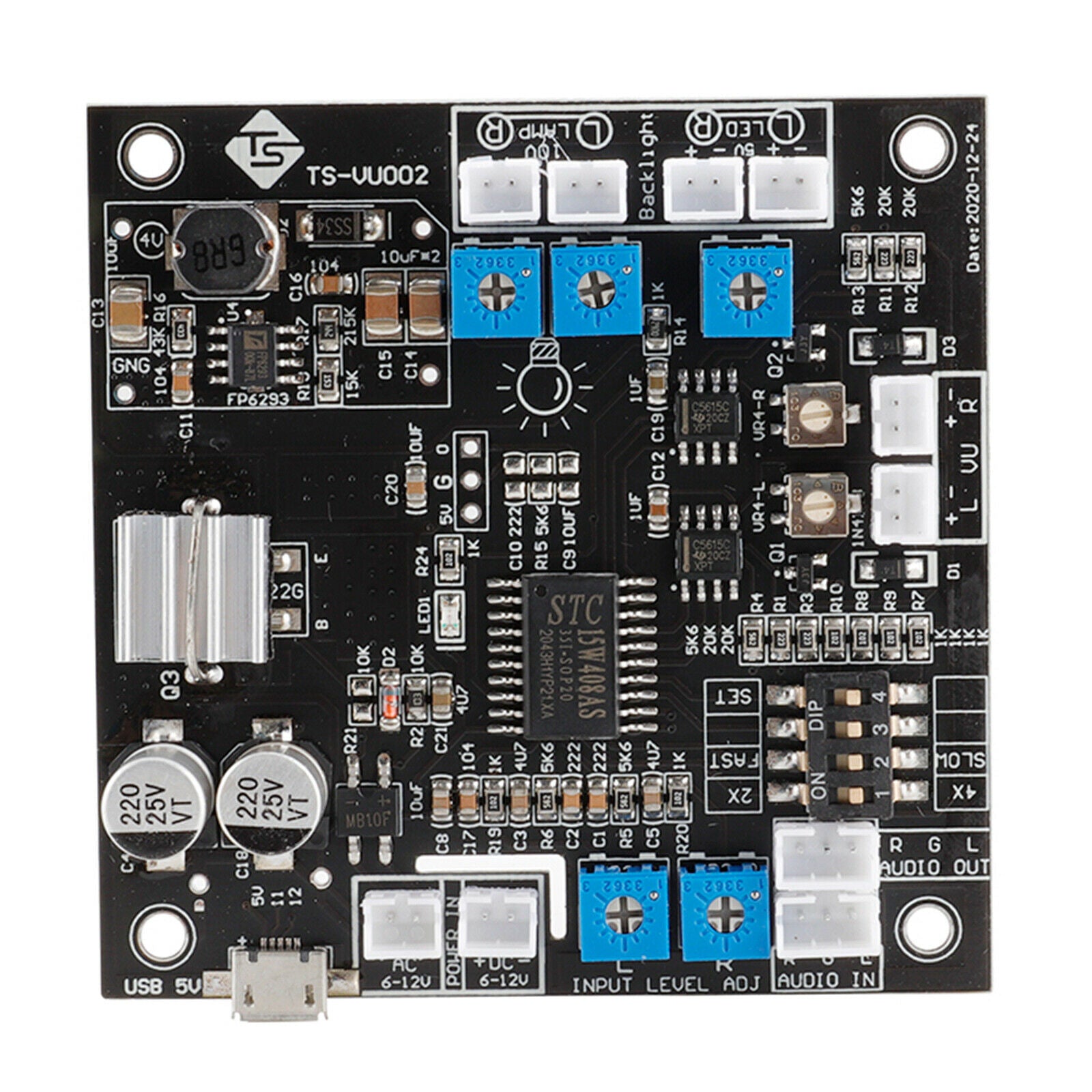 Professional VU Meter Driver Board Durable Driver Module Board