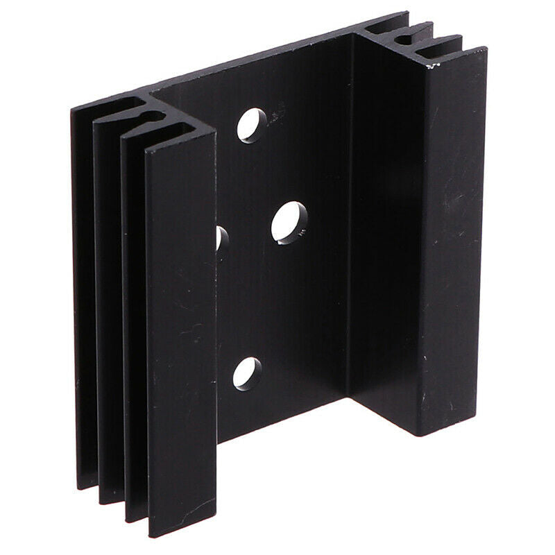 2Pcs 45x45x14mm TO3 Transistor Heat Sinks TO-3 Black Amumi..l8