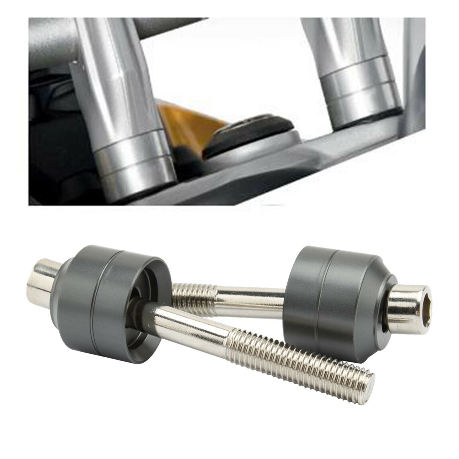 Alloy Handlebar Risers Kit for BMW F800GS F700GS Easy Install Premium Grey
